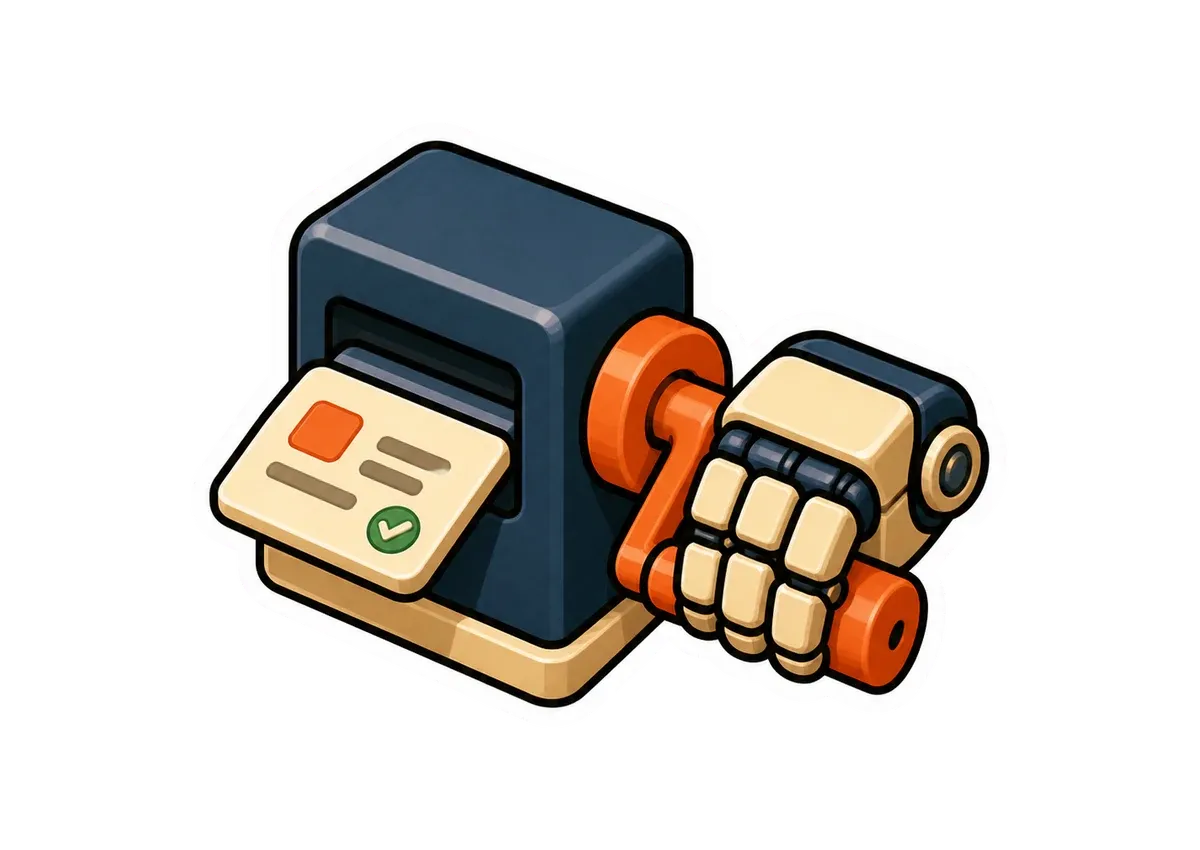 win.sh sticker illustration for Agentic Automation for Business: Beyond Simple Workflows