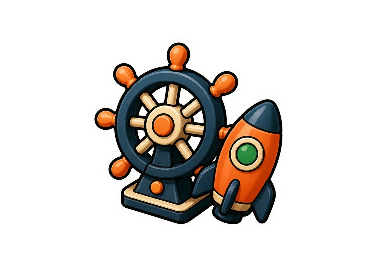 win.sh sticker illustration for AI CEO for Startups: What It Can and Cannot Do