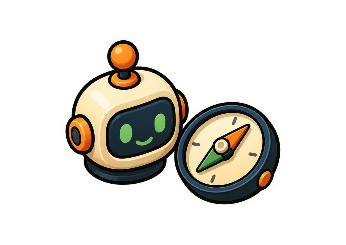 win.sh sticker illustration for Autonomous Business Agents: What They Are and How to Use Them