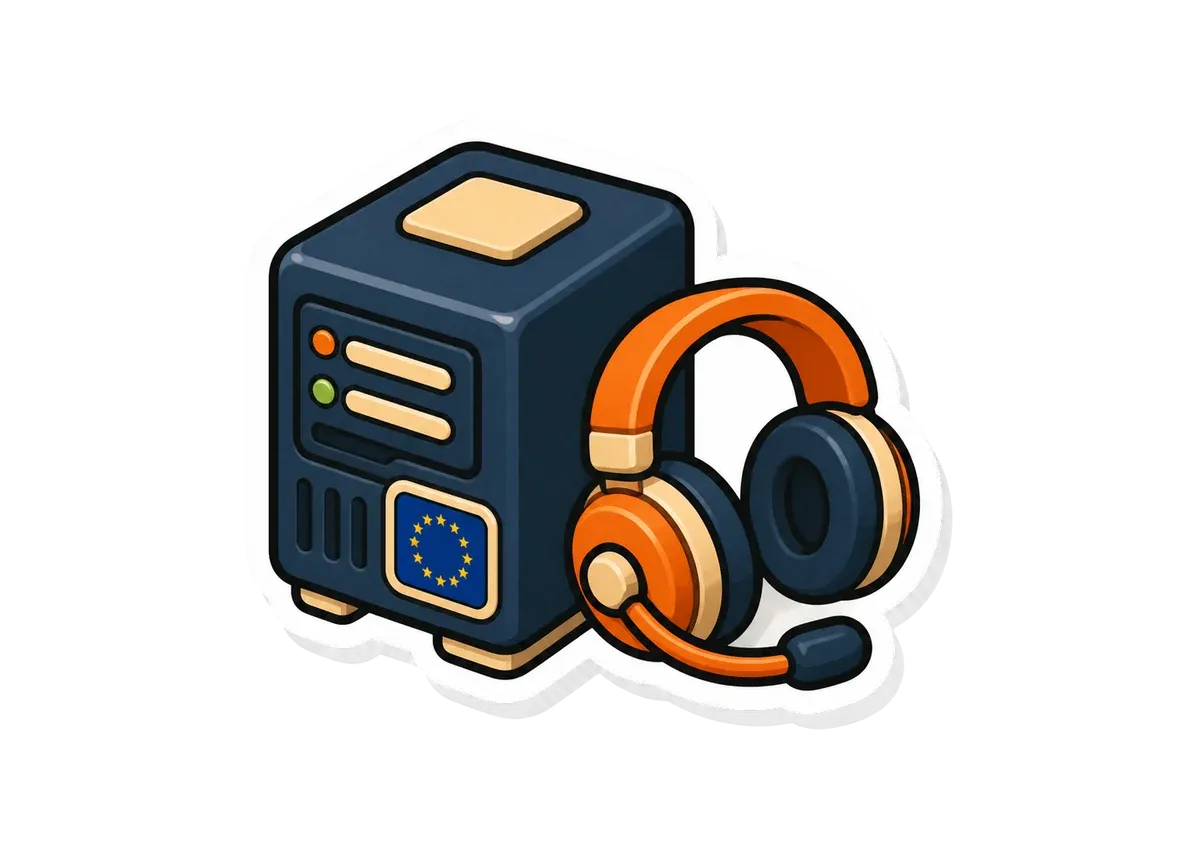 win.sh sticker illustration for Managed AI Agents in Europe: GDPR Buyer Criteria