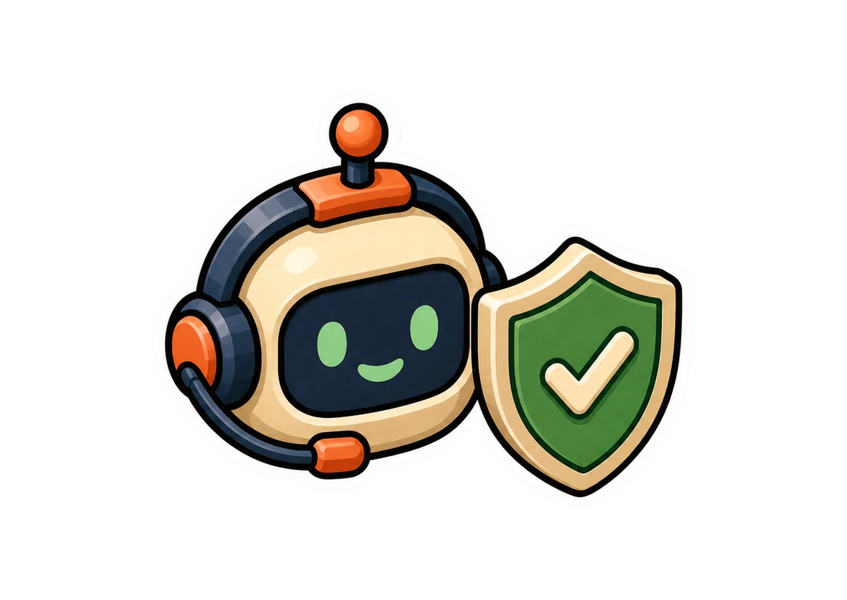 win.sh sticker illustration for AI Agents for Customer Support: Safe Rollout Guide