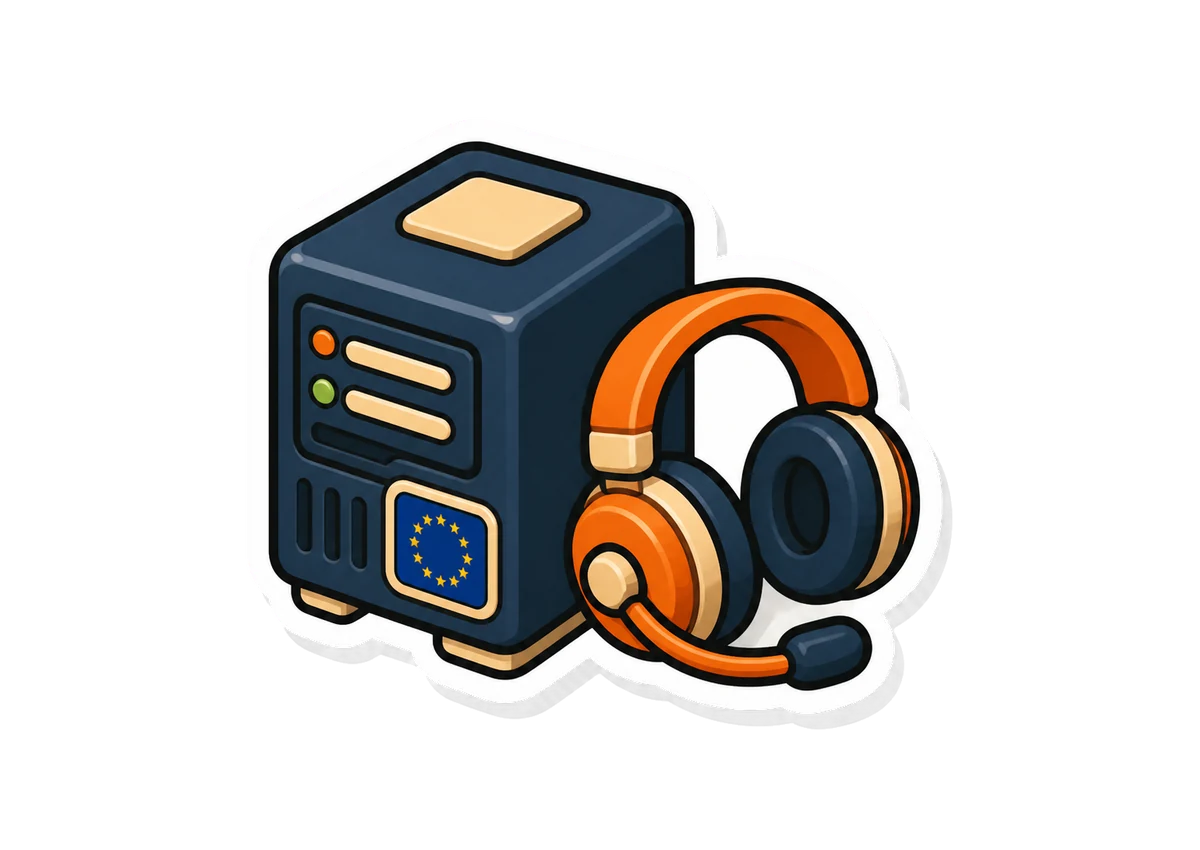 win.sh sticker illustration for Managed AI Agents in Europe: GDPR Buyer Criteria