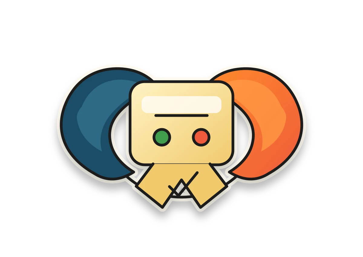 OpenClaw comparison sticker with a stylized claw holding a guarded control module